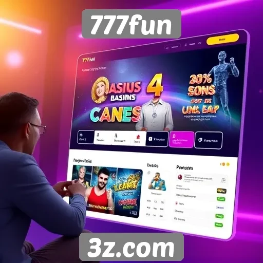 Facilidade de acesso e navegação no 777fun