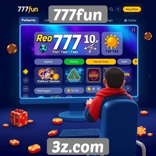 Interface do usuário do 777fun e acessibilidade